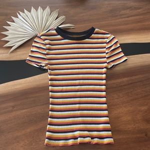 Womens 90’s retro crop top tshirt